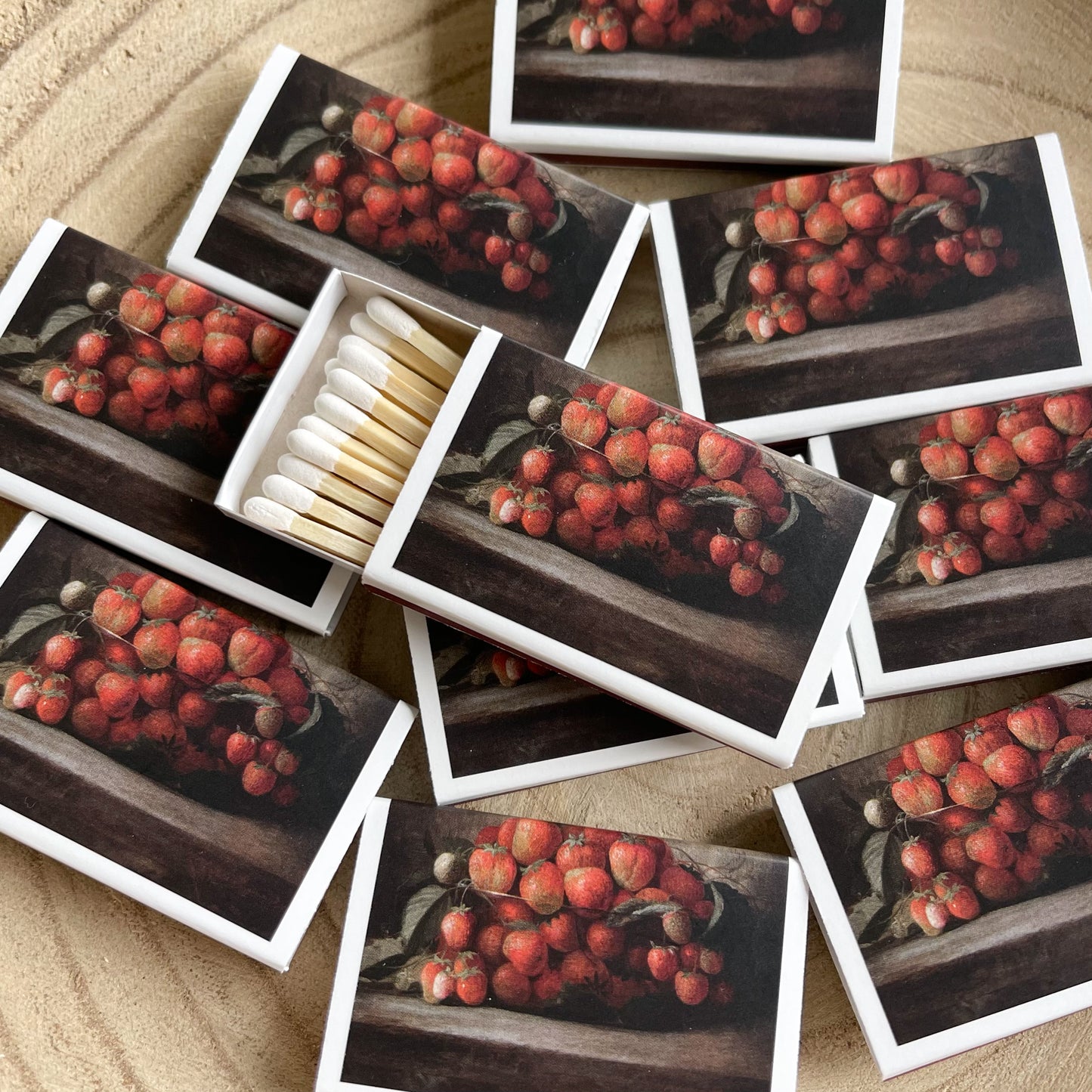 Moody Strawberries Match Set | Vintage Landscape