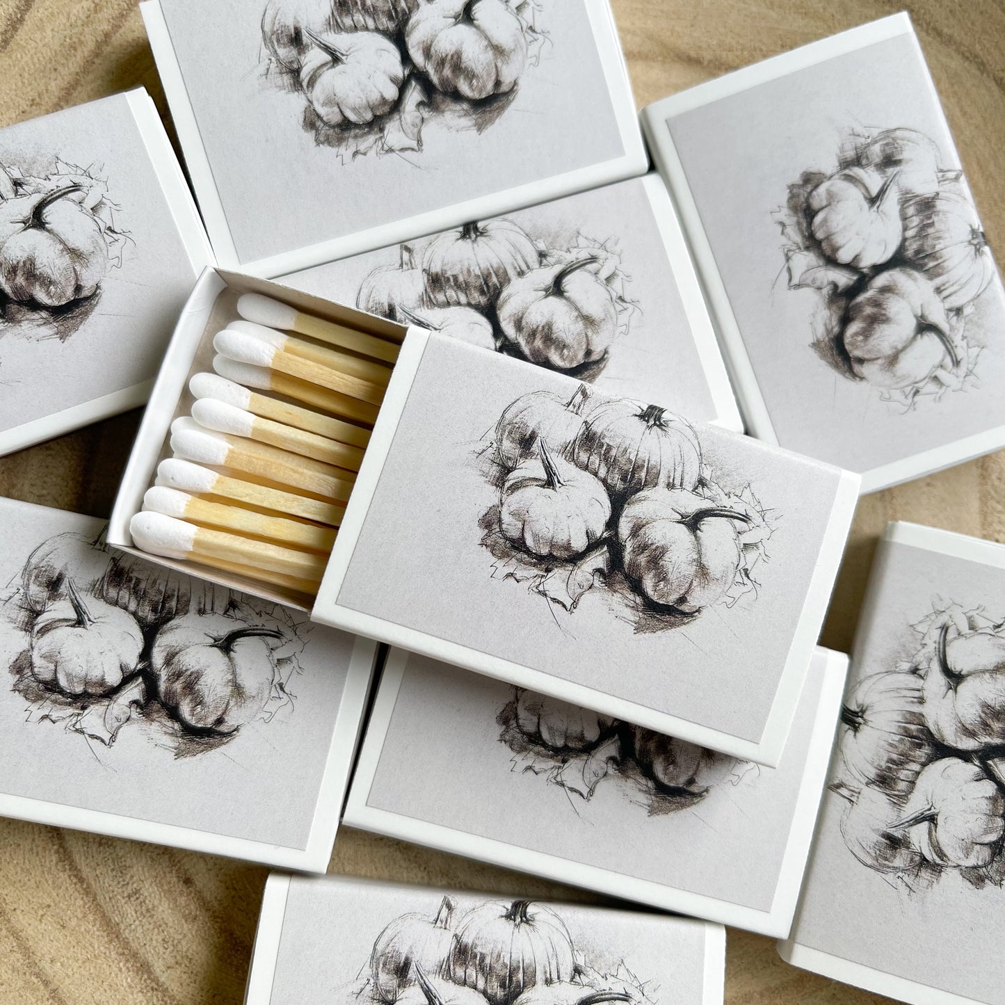 Pumpkin Cluster Match Set | Vintage Landscape