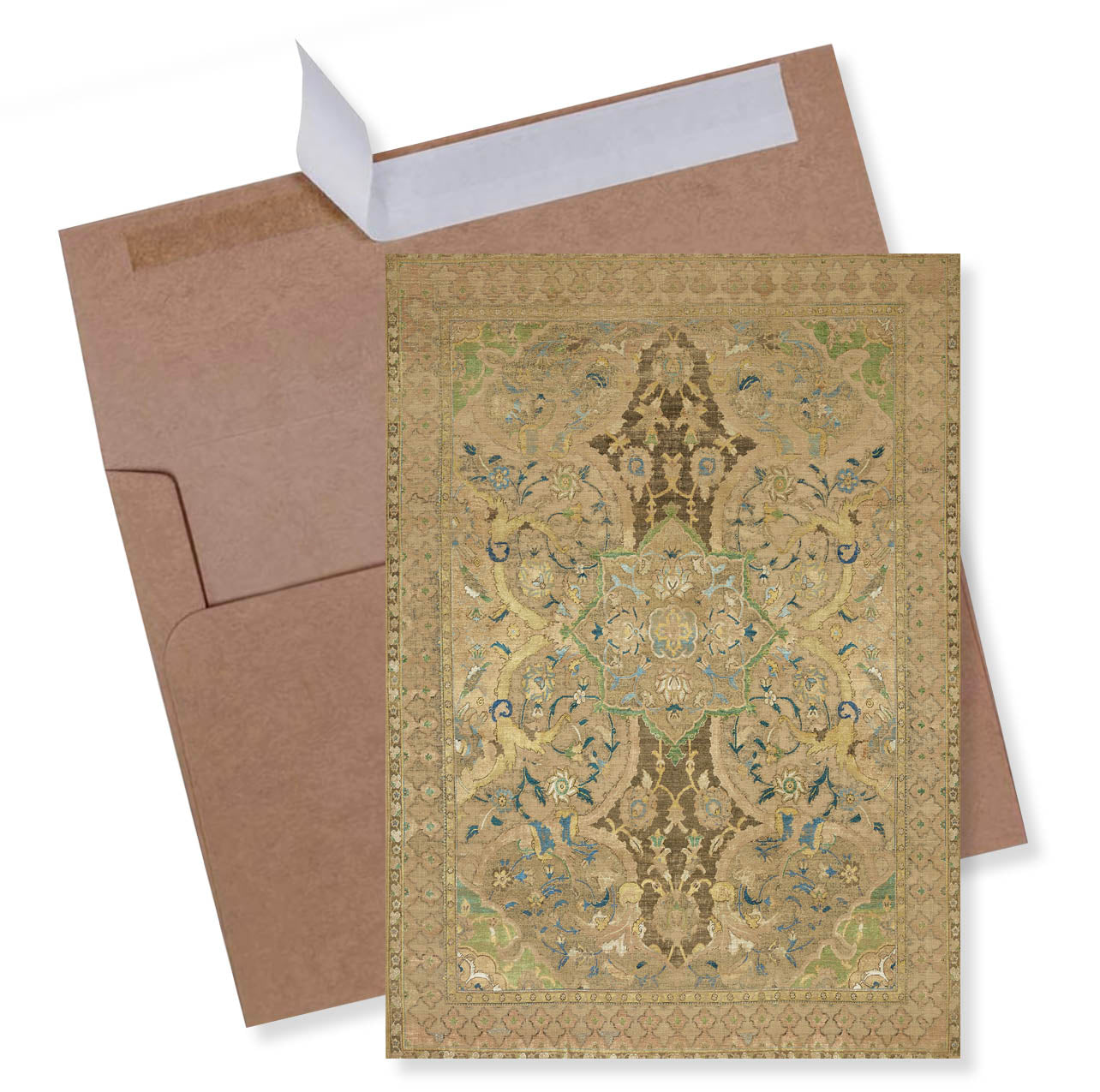 Antique Textile Greeting Card