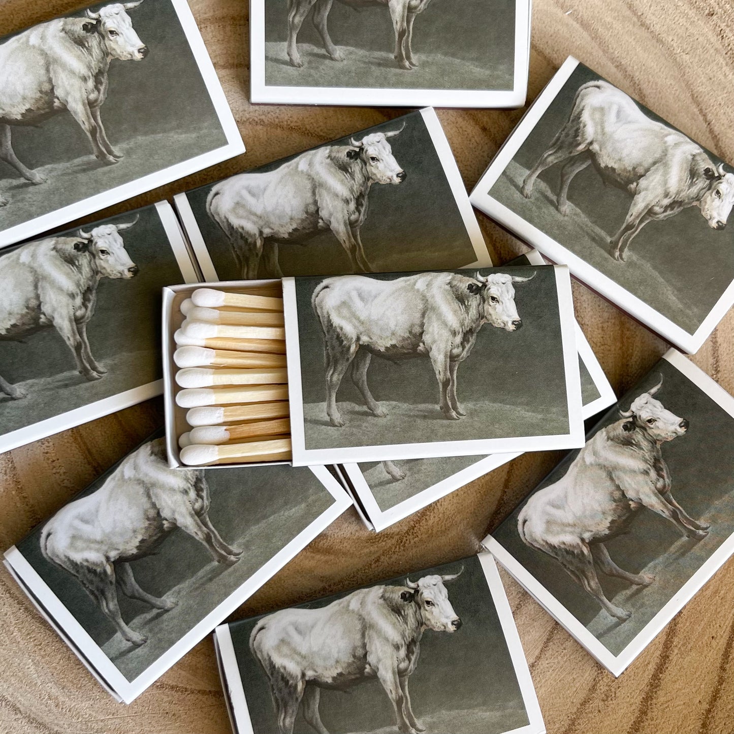 Cow Match Set | Vintage Landscape