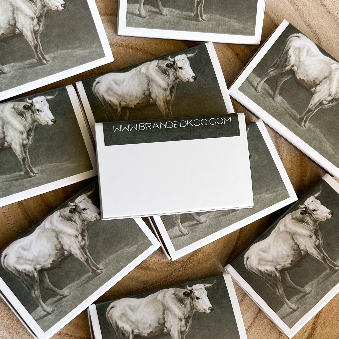 Cow Match Set | Vintage Landscape