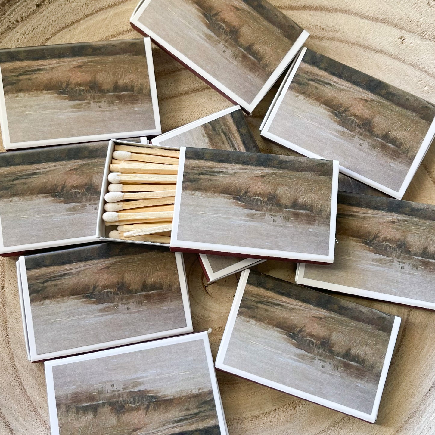Muted Landscape Match Set | Vintage Landscape