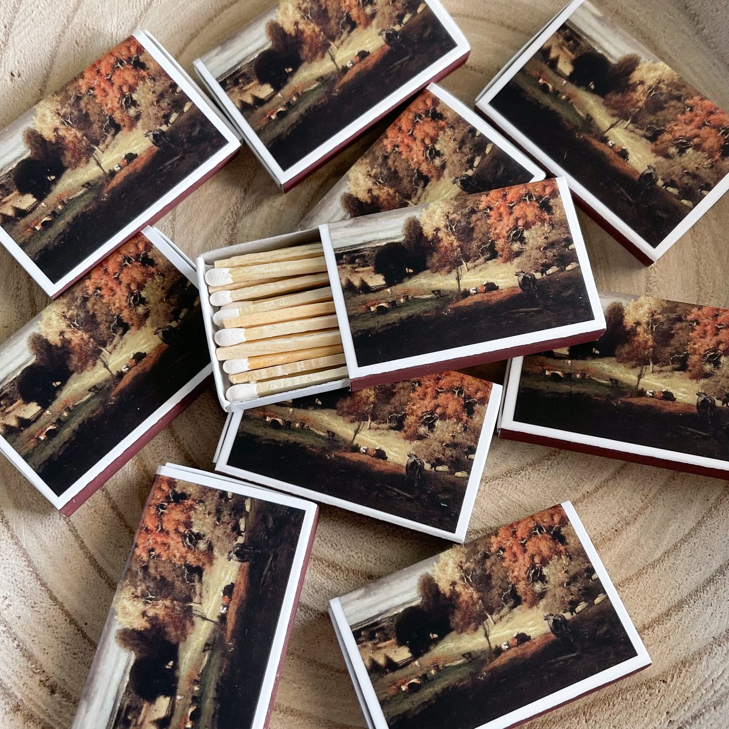Moody Cattle Match Set | Vintage Landscape