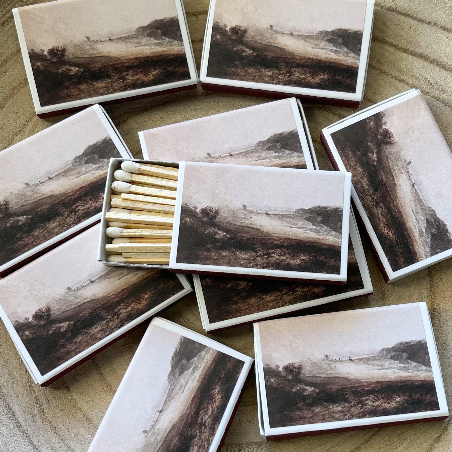 Amber Mountain Match Set | Vintage Landscape