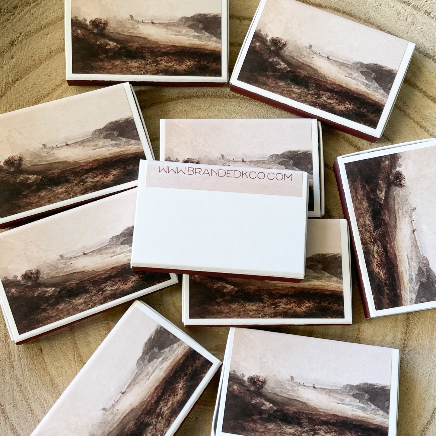 Amber Mountain Match Set | Vintage Landscape