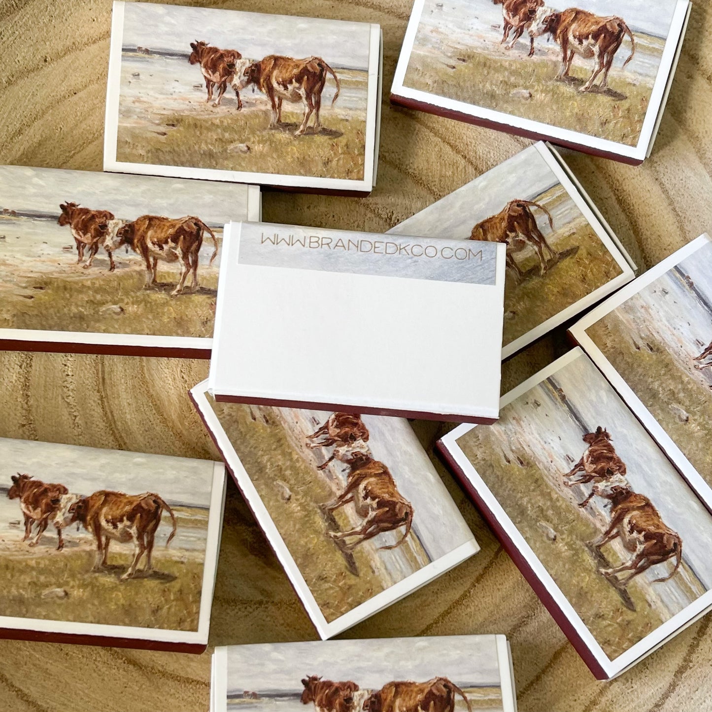 Cattle Match Set | Vintage Landscape