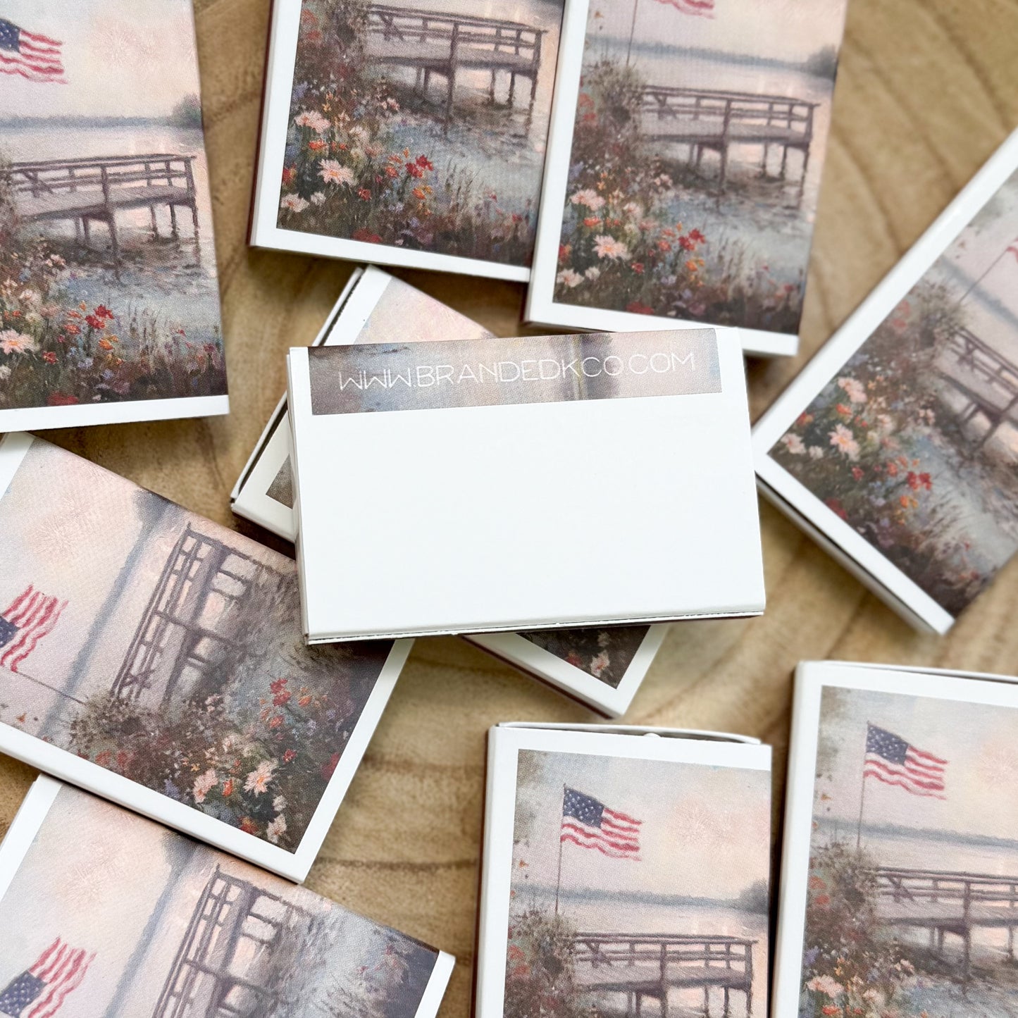 4th Of July USA Match Set | Vintage Landscape