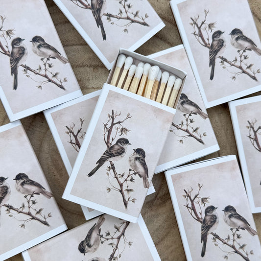Branch of Birds Match Set | Vintage Landscape