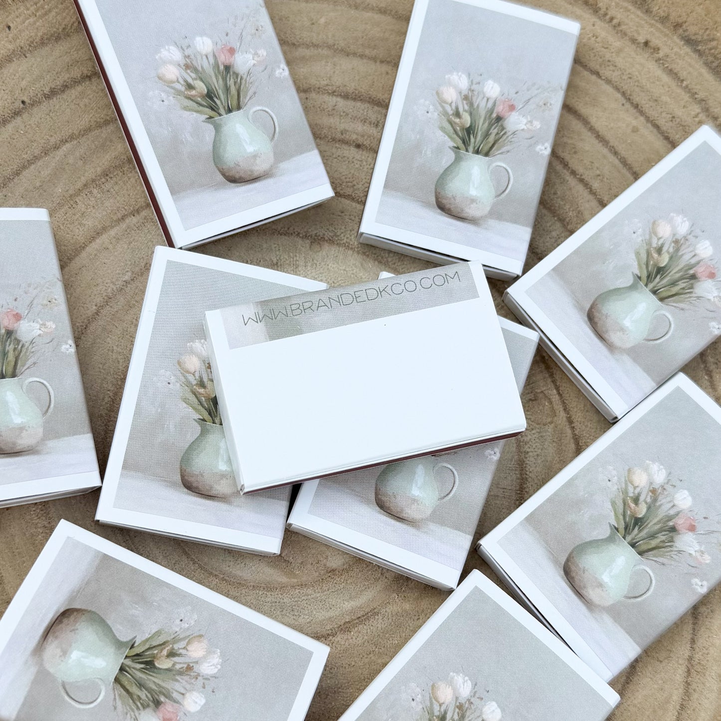 Vase of Tulips Match Set | Vintage Landscape
