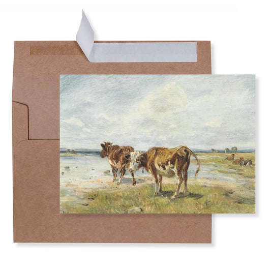 Cattle Greeting Card